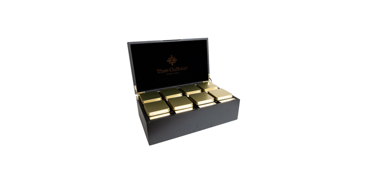 Distilleren Vervagen overschreden Luxurious tea box with 8 compartments